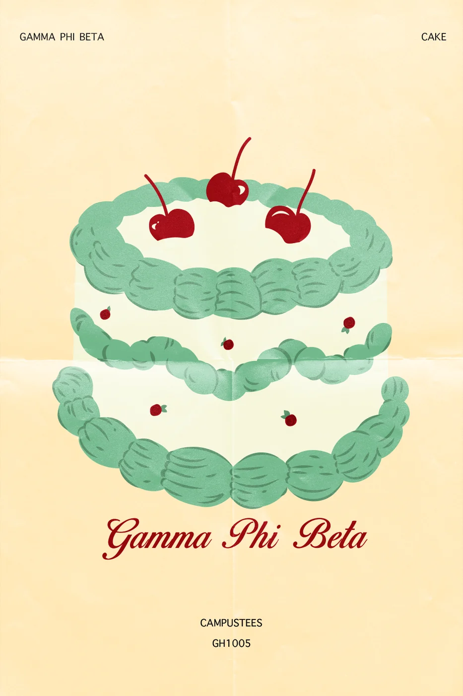 GPHI CAKE — Gamma Phi Beta design inspiration