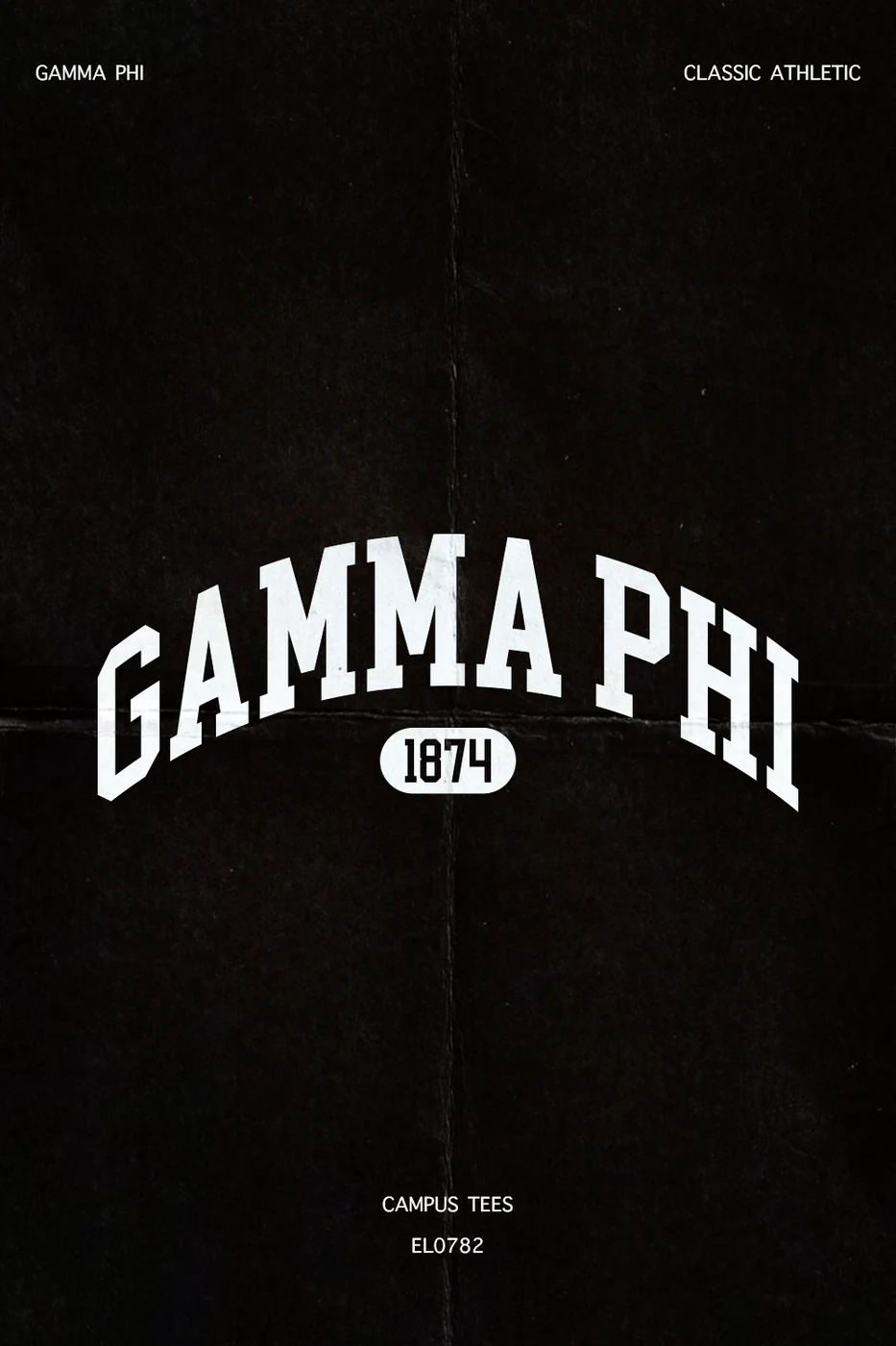 CSUSMGPhi Classic Athletic — Gamma Phi Beta custom apparel design inspiration