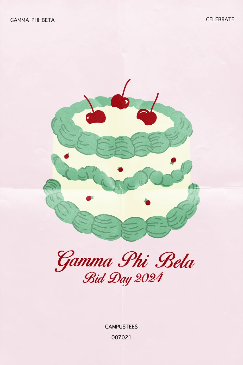 Gamma Phi Beta Celebrate — Gamma Phi Beta custom apparel design inspiration
