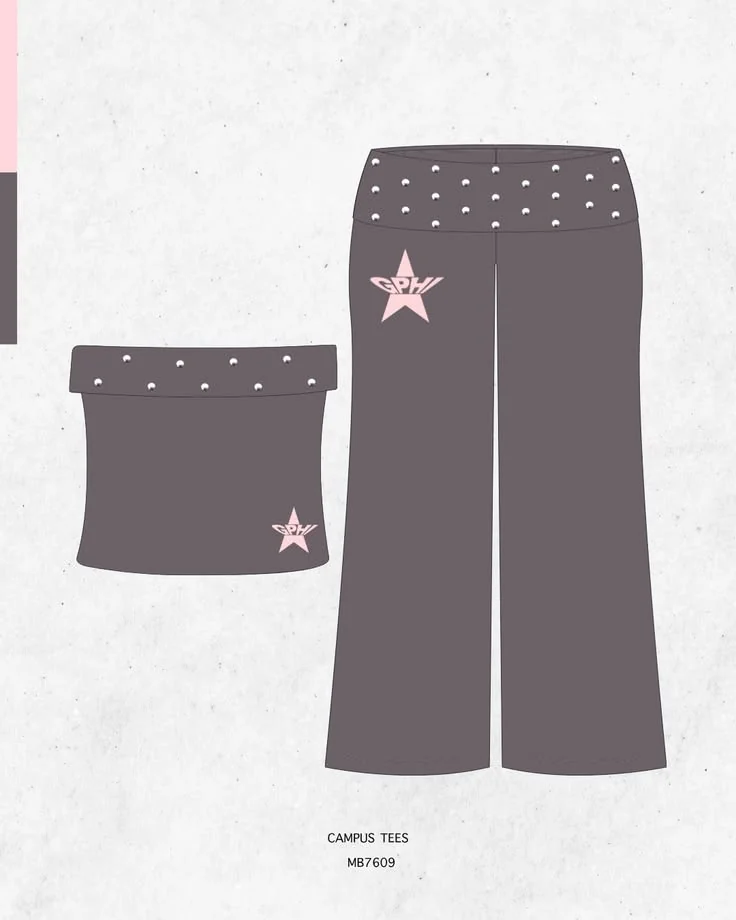 Gamma Phi Beta · Apparel mockup — Campus Tees garment mockup inspiration