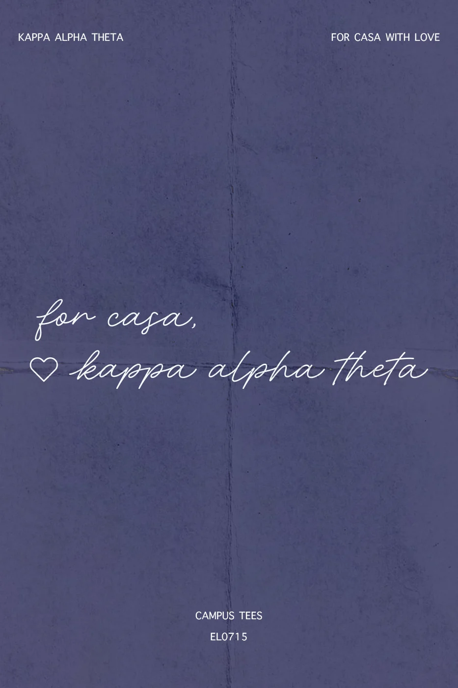 USDTheta To Casa With Love — Kappa Alpha Theta custom apparel design inspiration