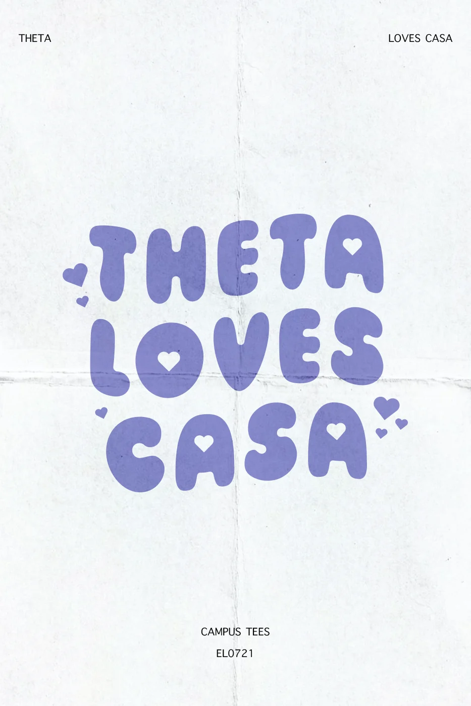 Drake Theta Loves Casa — Kappa Alpha Theta custom apparel design inspiration