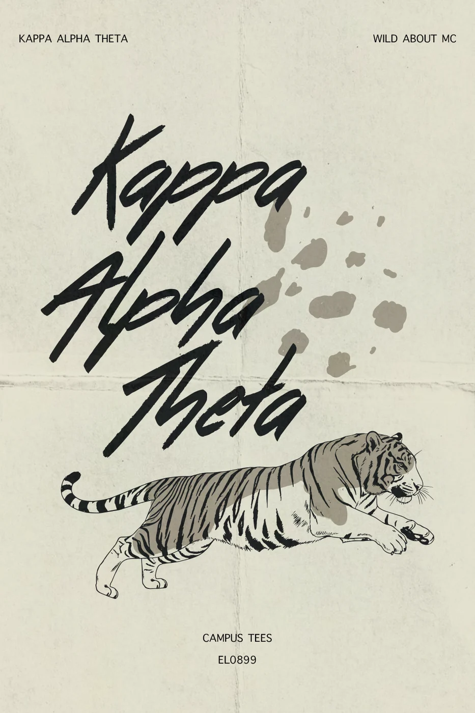 Ohio State Theta Wild About MC — Kappa Alpha Theta custom apparel design inspiration