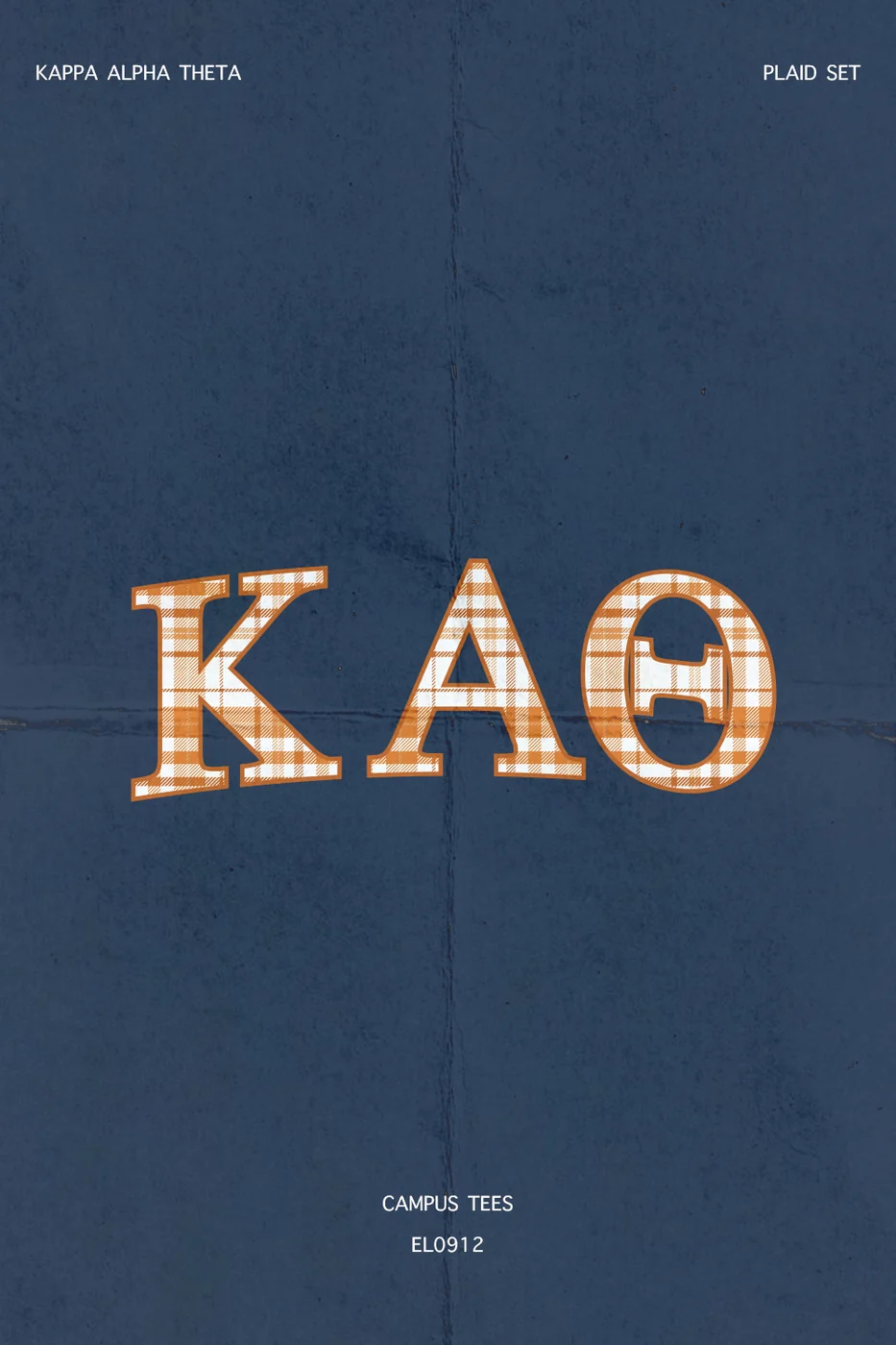 UIUCKAO Plaid Set — Kappa Alpha Theta custom apparel design inspiration
