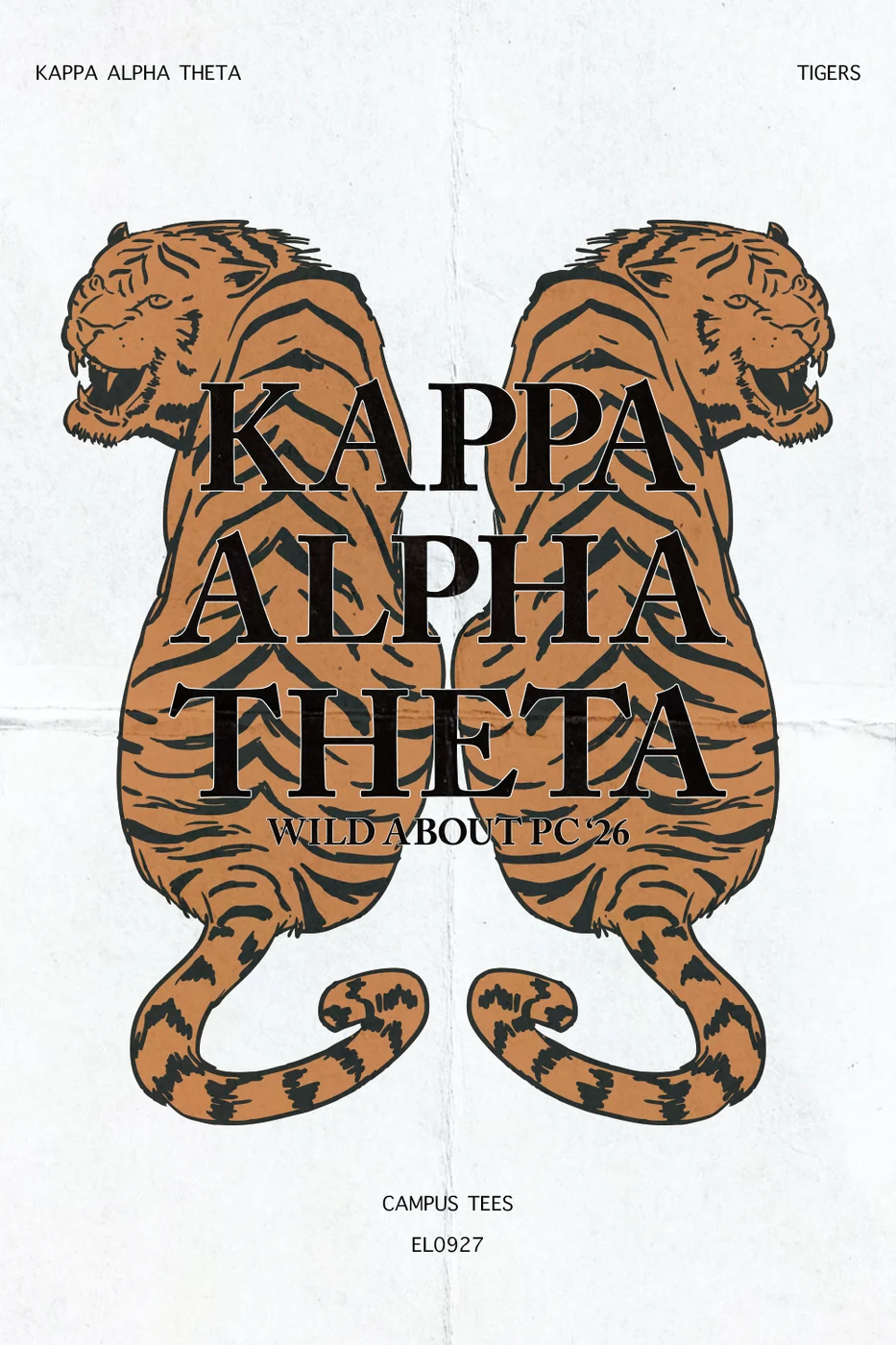 Ohio State Theta Tigers — Kappa Alpha Theta custom apparel design inspiration