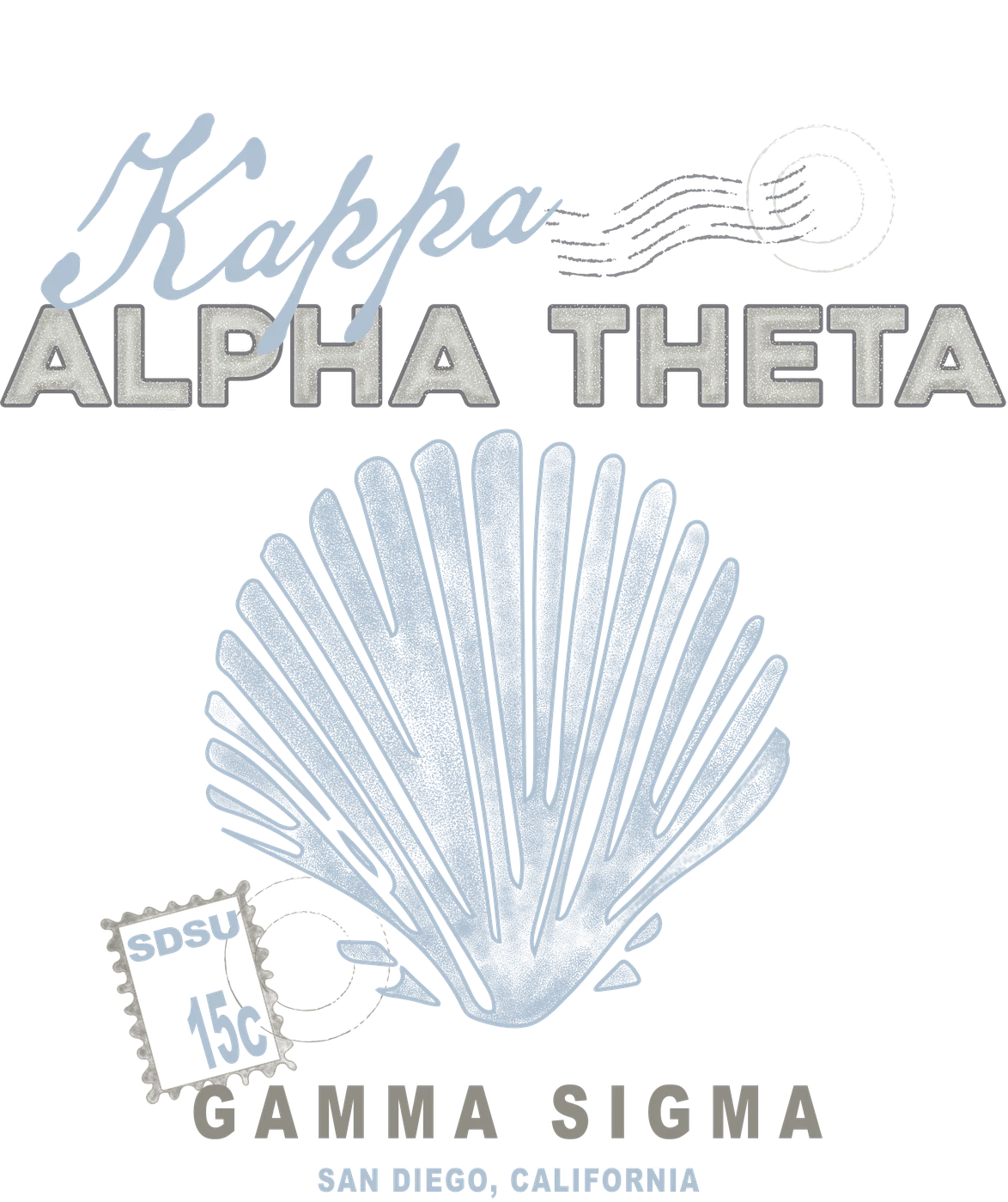 Kappa Alpha Theta Gamma Sigma SDSU (REVISED) — Kappa Alpha Theta custom apparel design inspiration