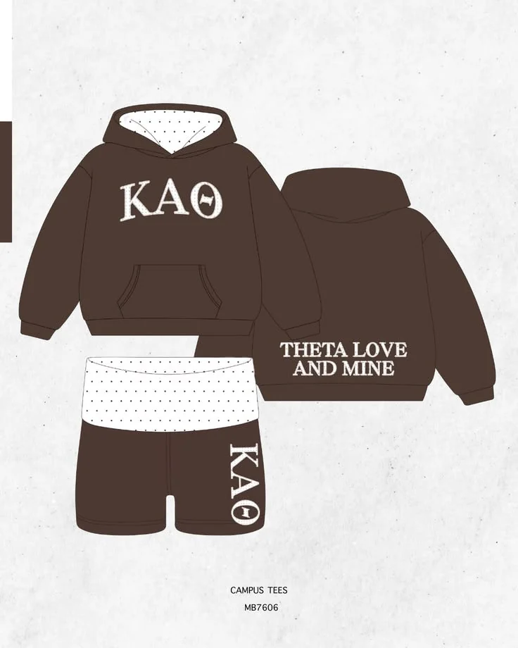 Kappa Alpha Theta · Apparel mockup — Campus Tees garment mockup inspiration