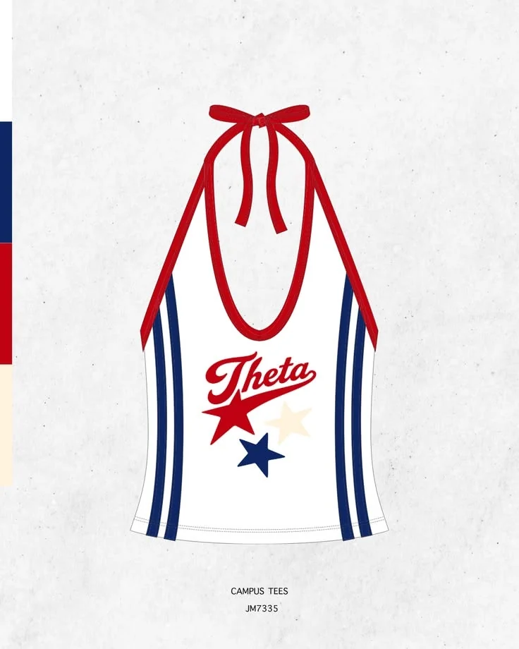 Kappa Alpha Theta · Apparel mockup — Campus Tees garment mockup inspiration