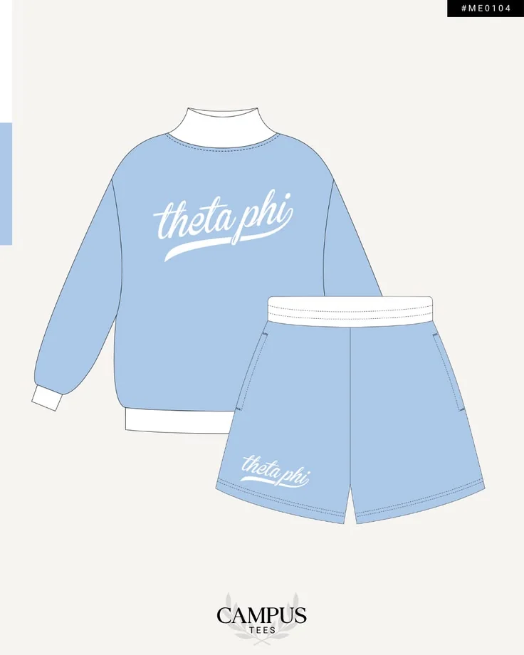 Kappa Alpha Theta · Apparel mockup — Campus Tees garment mockup inspiration