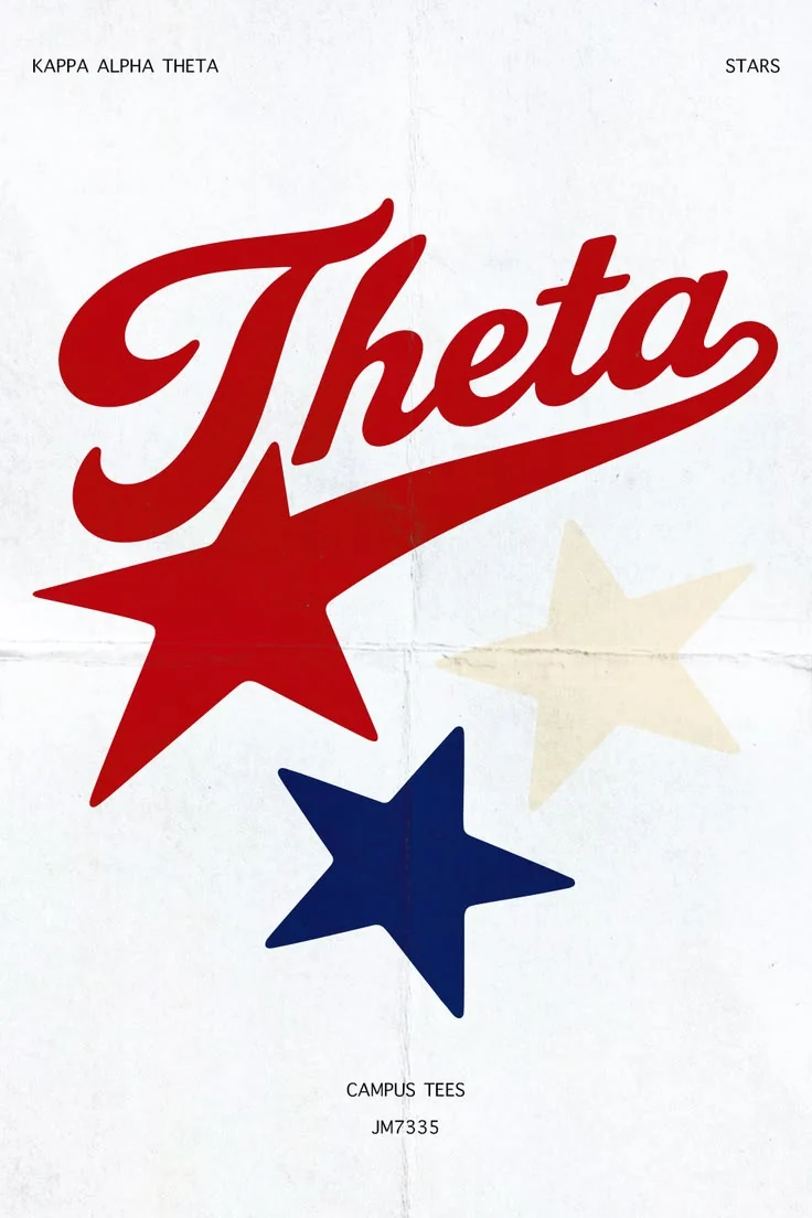 Kappa Alpha Theta · Pinterest favorite — Campus Tees custom apparel design inspiration
