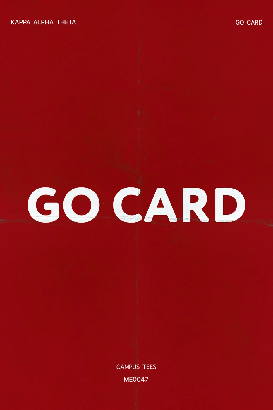 Stanford THETA GOCARD — Kappa Alpha Theta design inspiration