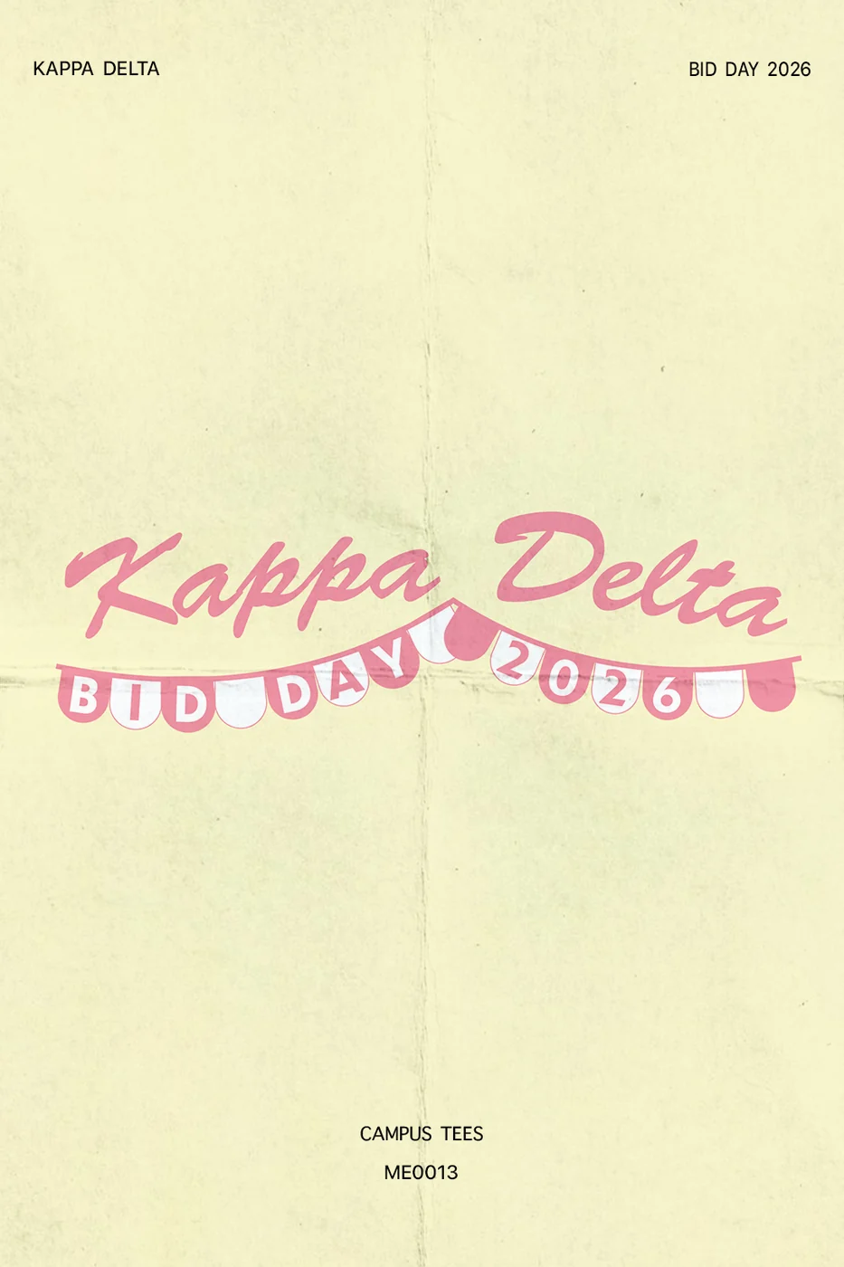 HPU Kappa Delta Bid Day26 — Kappa Delta design inspiration for bid day