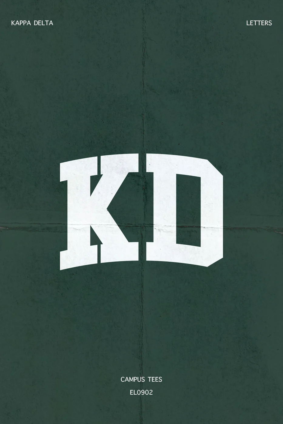 Michigan State KD Letters — Kappa Delta custom apparel design inspiration