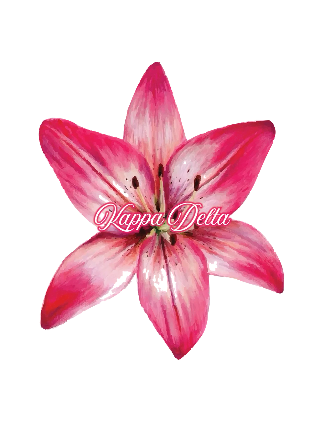 Kappa Delta Hibiscus A 01 — Kappa Delta custom apparel design inspiration