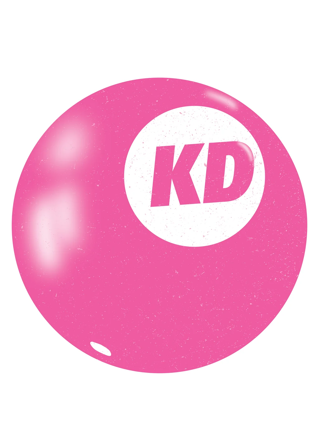 KD Pink Eight Ball (REVISED) — Kappa Delta custom apparel design inspiration