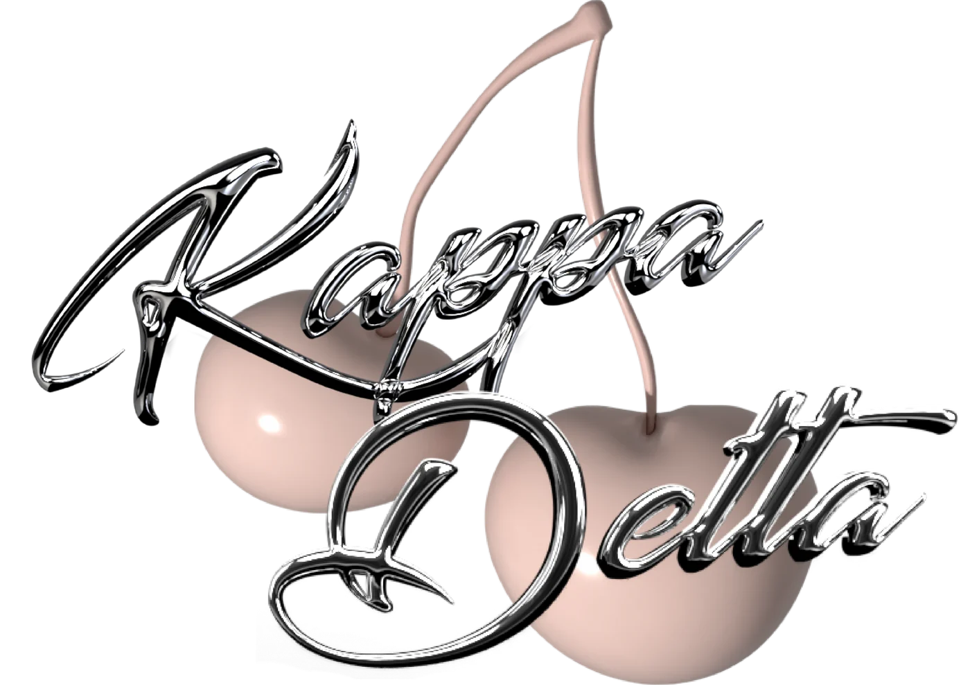 Kappa Delta 3D Cherry — Kappa Delta custom apparel design inspiration