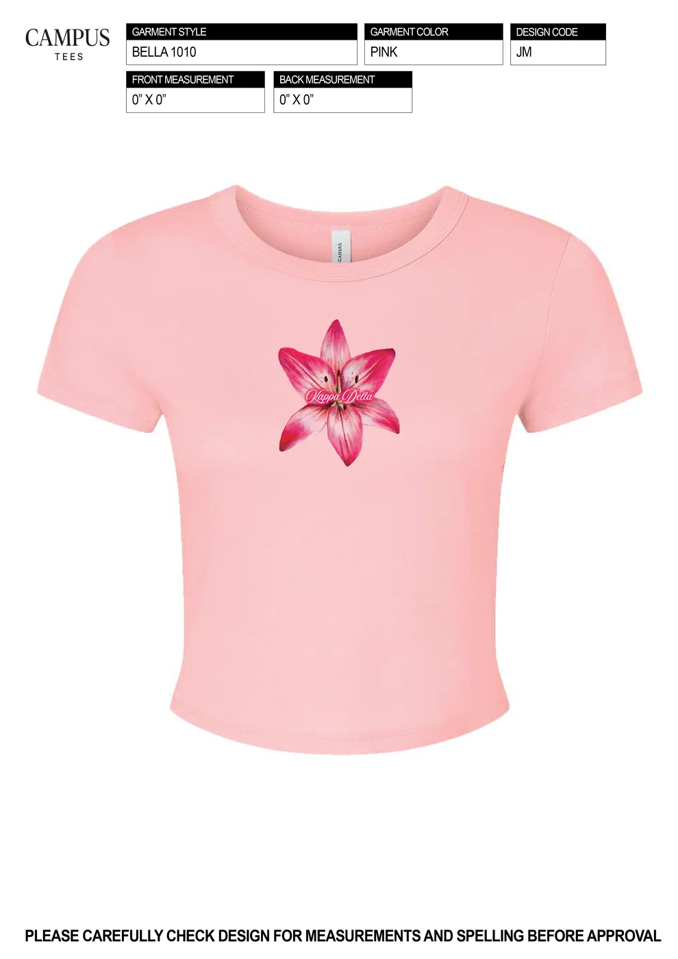Kappa Delta Hibiscus A 02 — Kappa Delta custom apparel design inspiration
