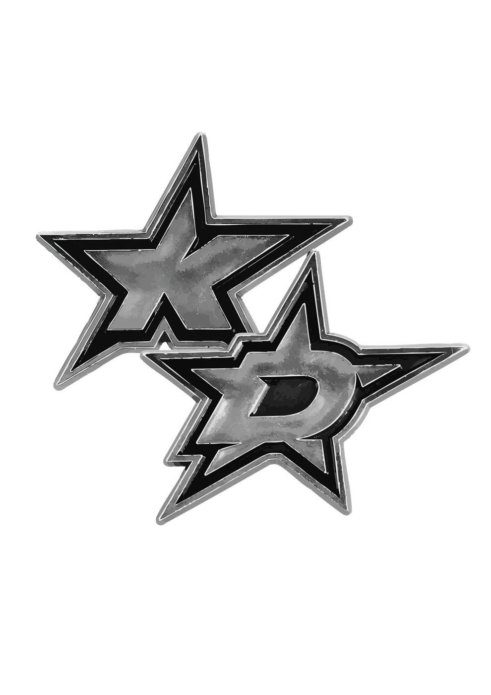 KD Chrome Star — Kappa Delta custom apparel design inspiration