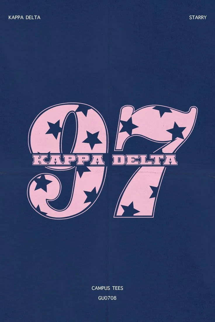 Kappa Delta · Pinterest favorite — Campus Tees custom apparel design inspiration