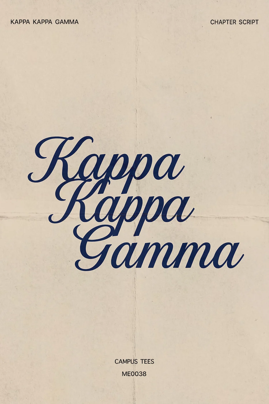 ASU KKG Script KKG — Kappa Kappa Gamma design inspiration