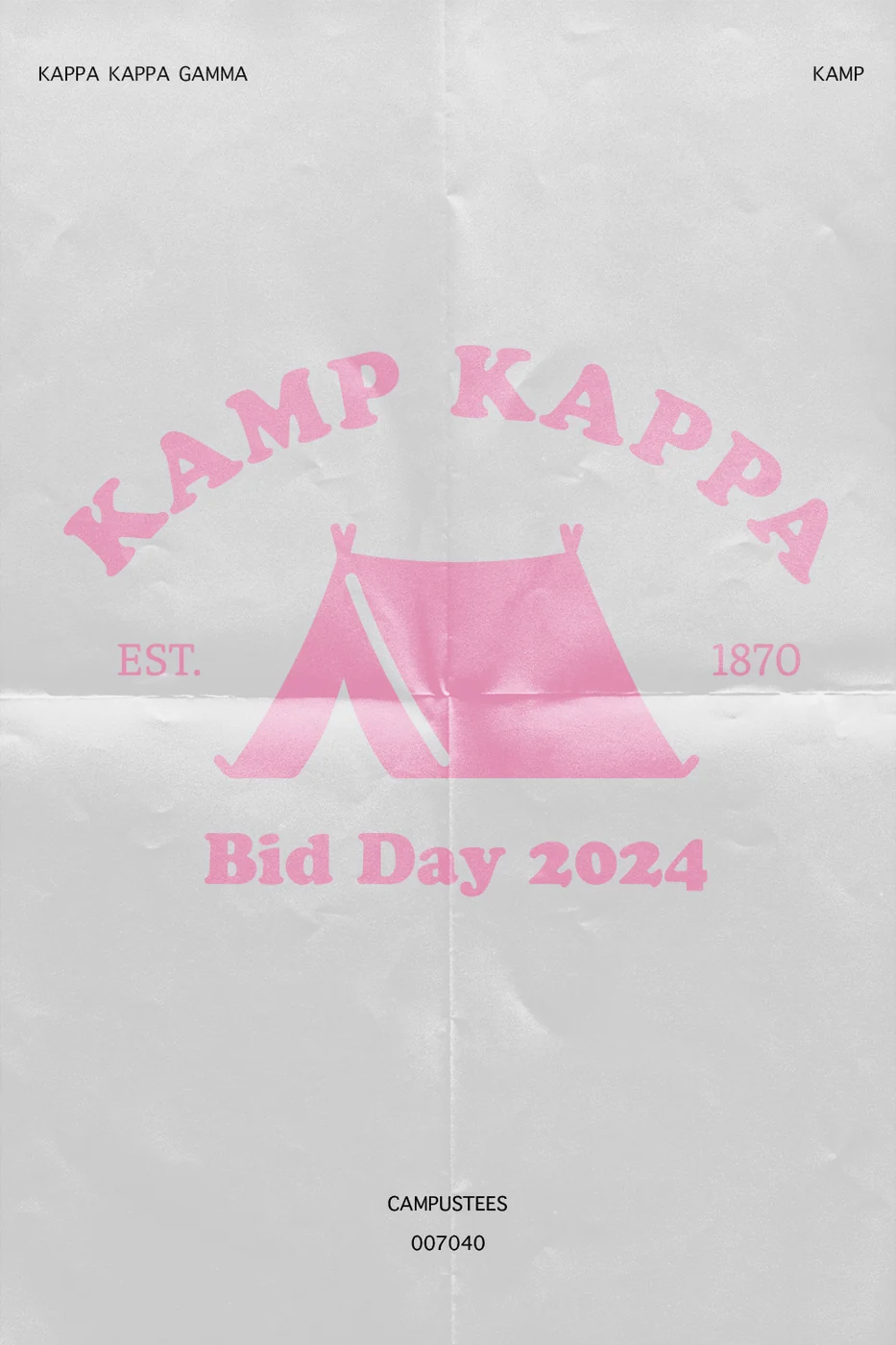 Kappa Kappa Gamma Kamp — Kappa Kappa Gamma custom apparel design inspiration