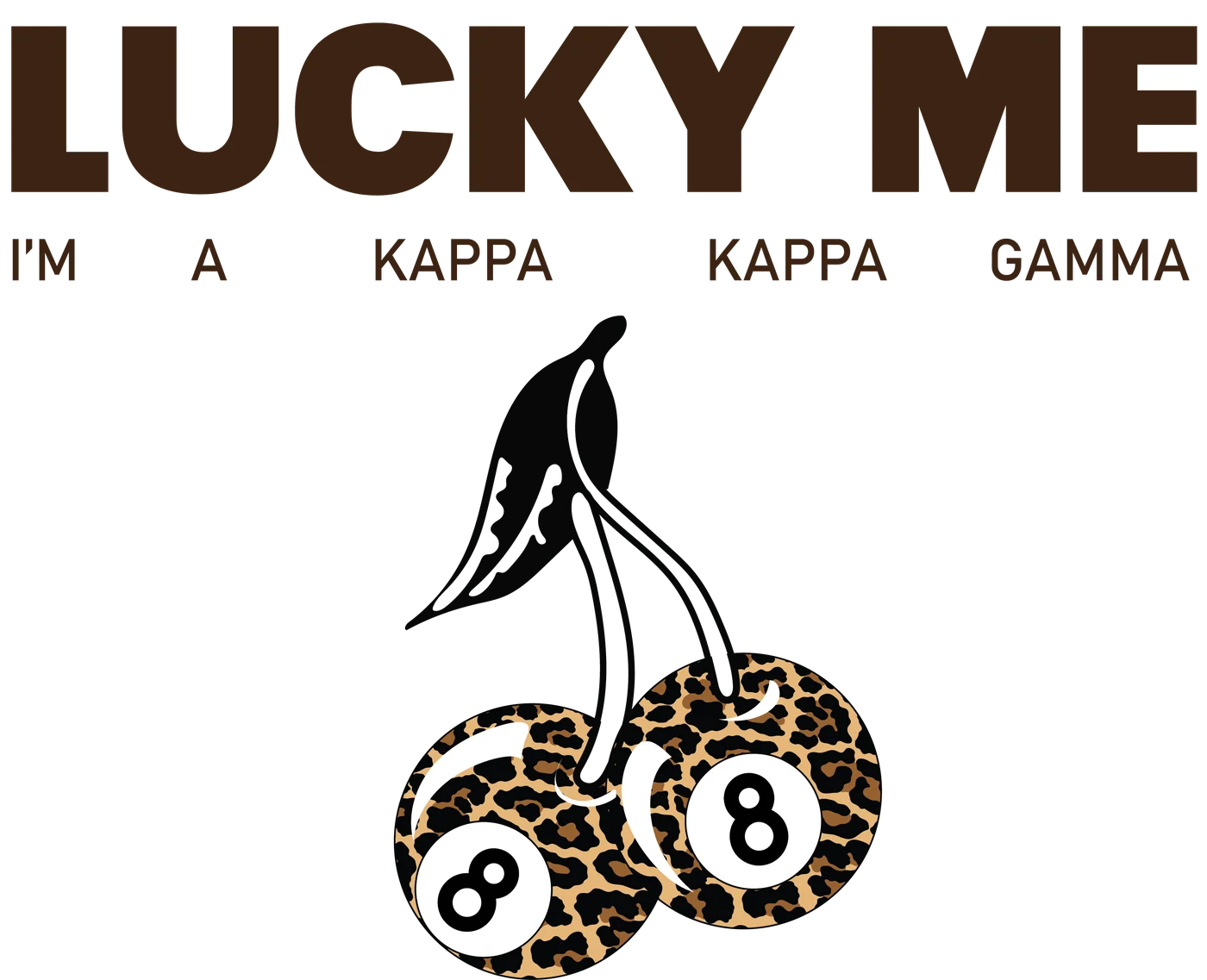 Kappa Kappa Gamma Lucky Me — Kappa Kappa Gamma custom apparel design inspiration