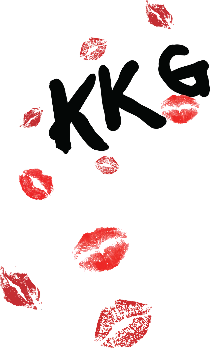 KKG Lip prints — Kappa Kappa Gamma custom apparel design inspiration