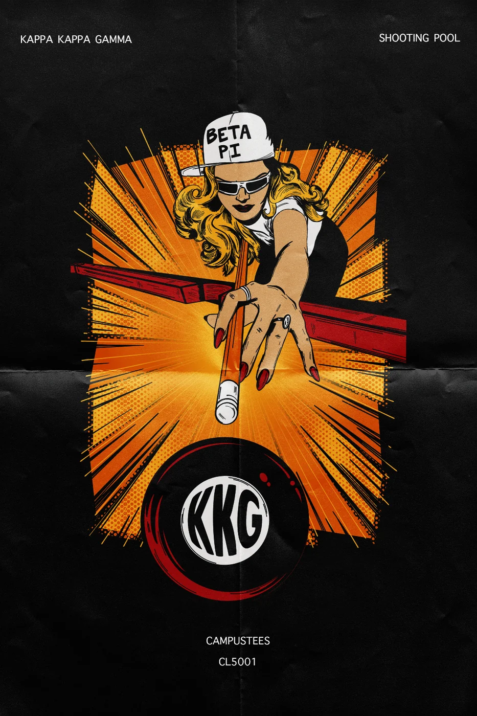 KKG Shooting Pool — Kappa Kappa Gamma design inspiration
