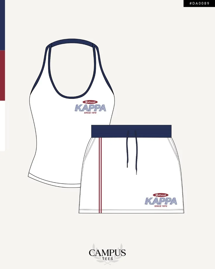 Kappa Kappa Gamma · Apparel mockup — Campus Tees garment mockup inspiration