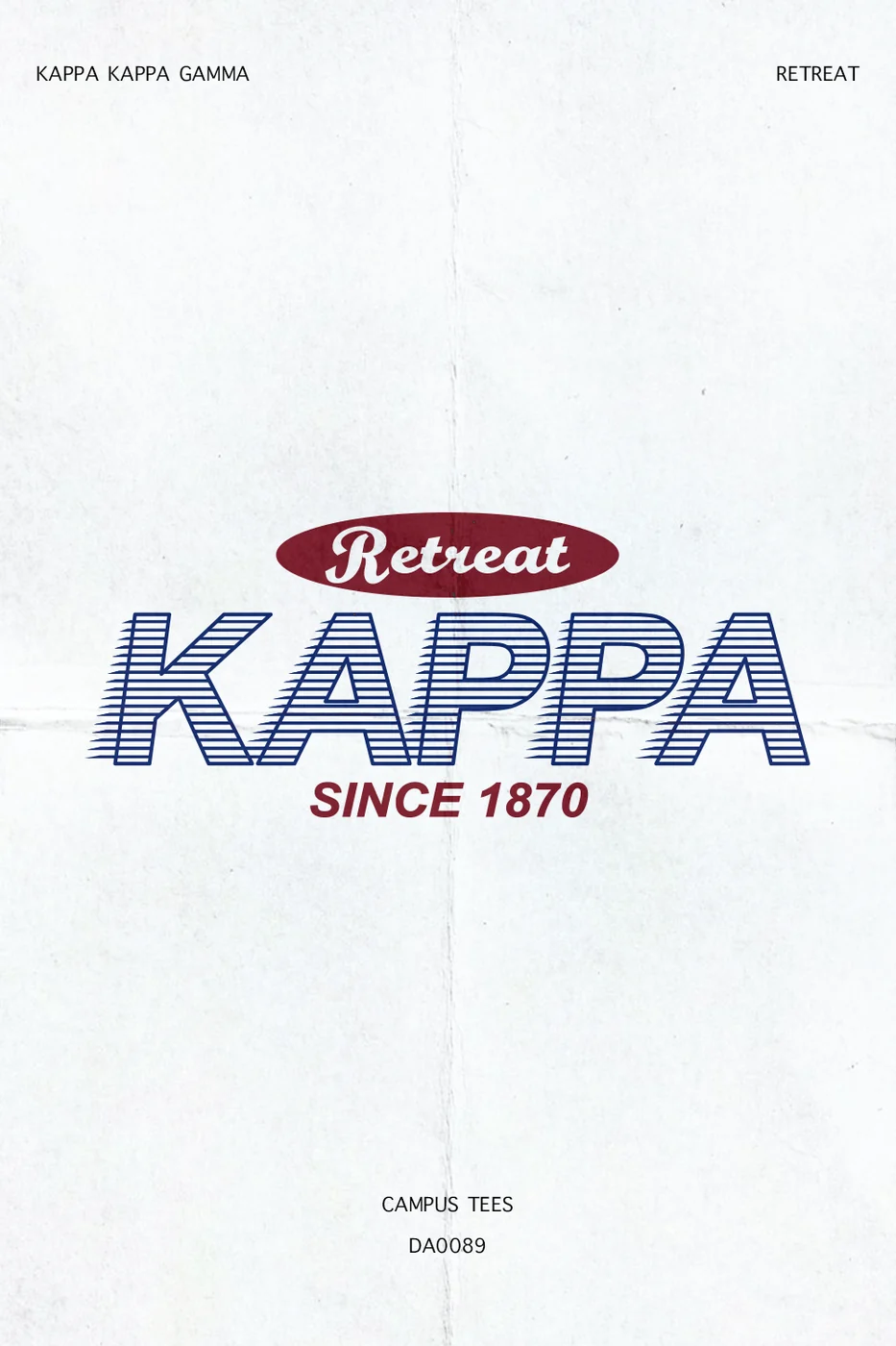 UBC KKG RETREAT — Kappa Kappa Gamma design inspiration for retreat
