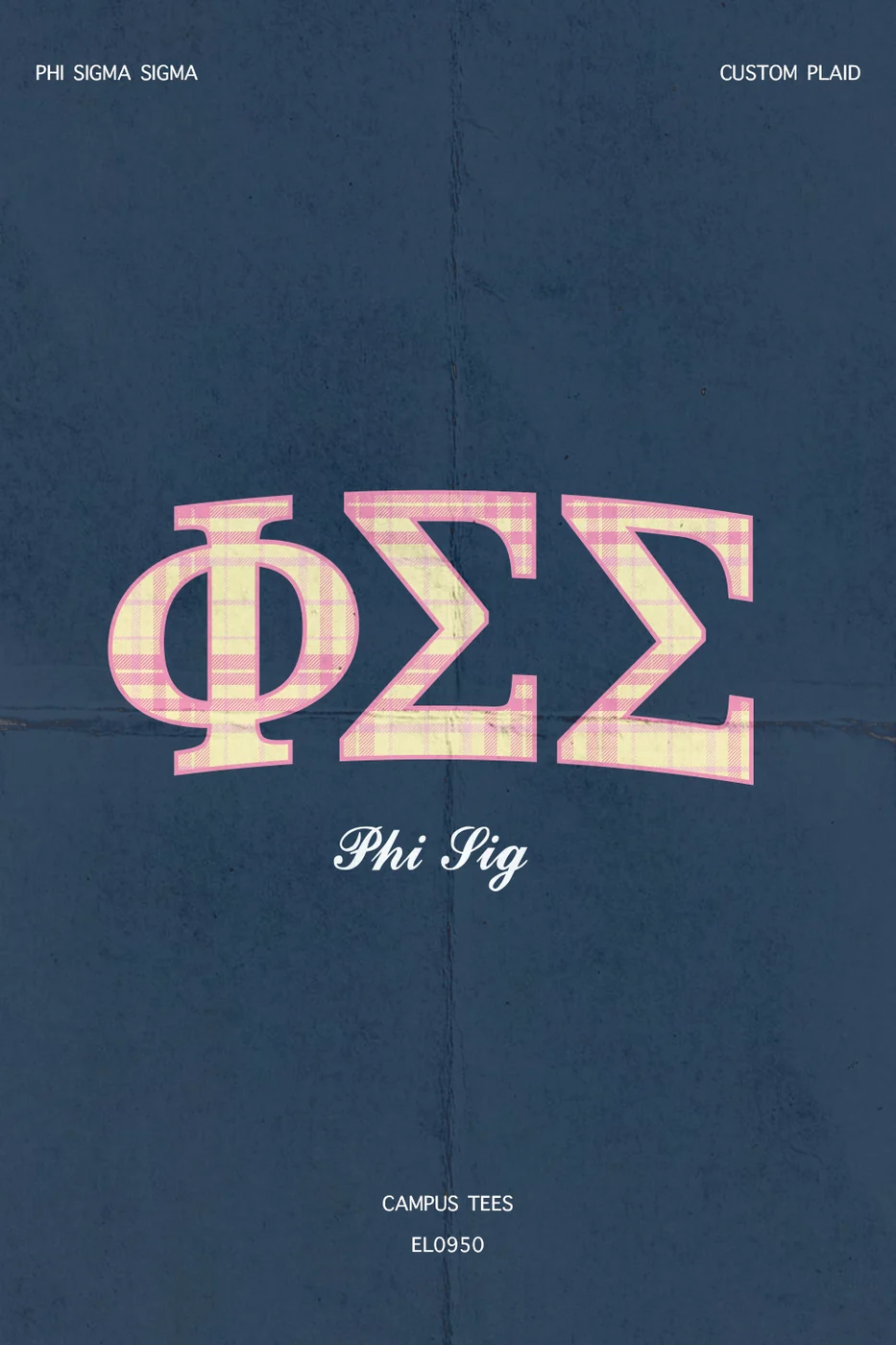 Rutgers Phi Sig Custom Plaid — Campus Tees custom apparel design inspiration