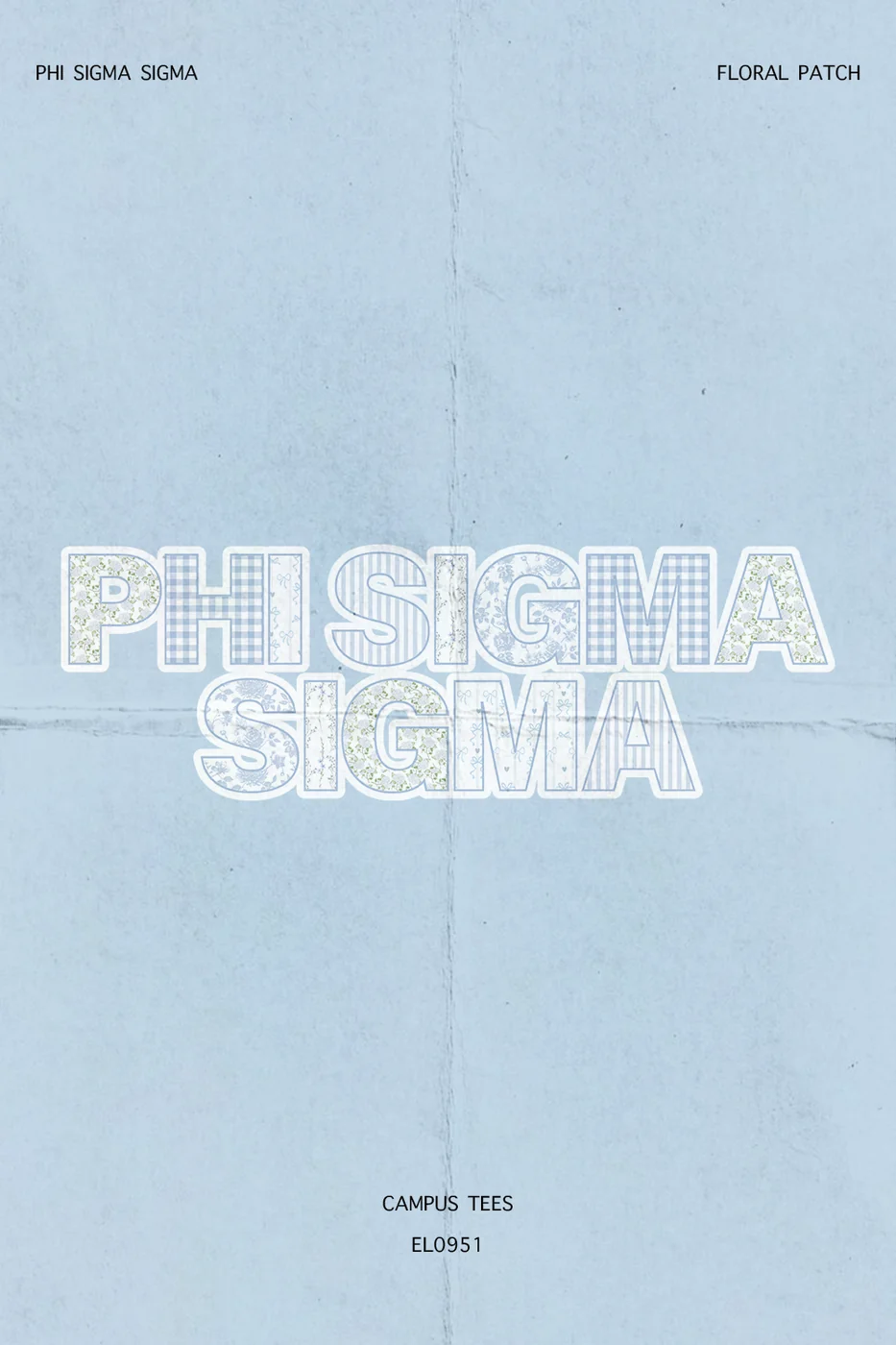 Rutgers Phi Sig Floral Patch — Campus Tees custom apparel design inspiration