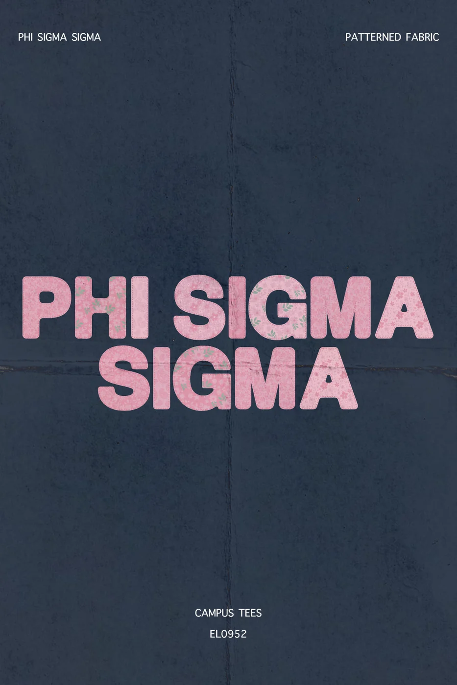 Rutgers Phi Sig Patterned Fabric — Campus Tees custom apparel design inspiration