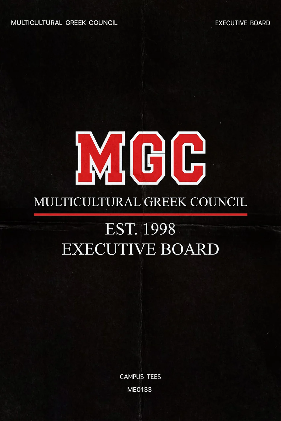 Texas Tech MGC Exec Board — Campus Tees custom apparel design inspiration