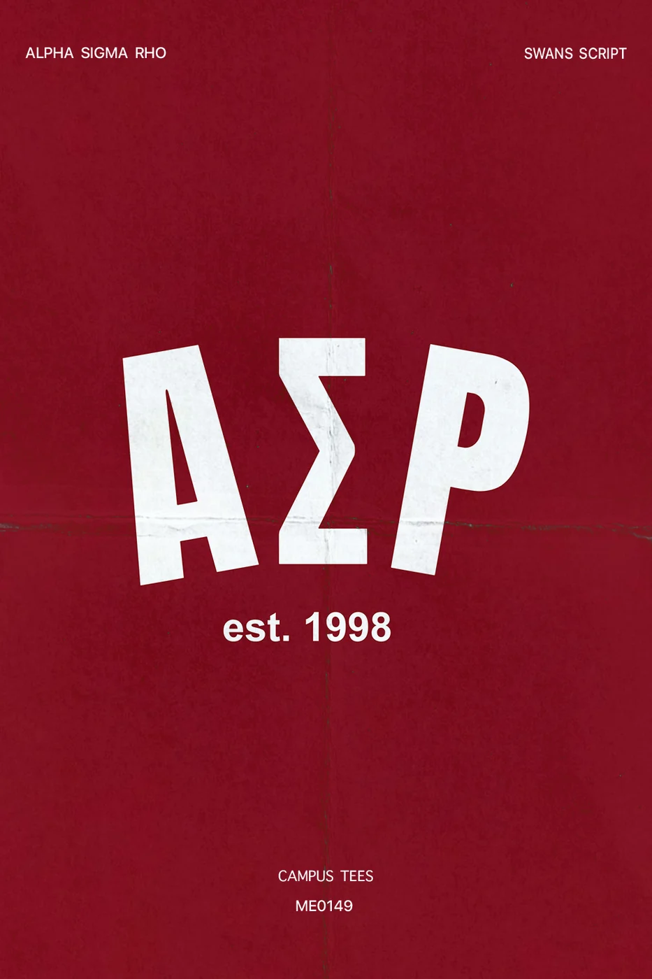 Universitiy Of Pittsburgh Alpha Sigma Rho Swans — Campus Tees custom apparel design inspiration