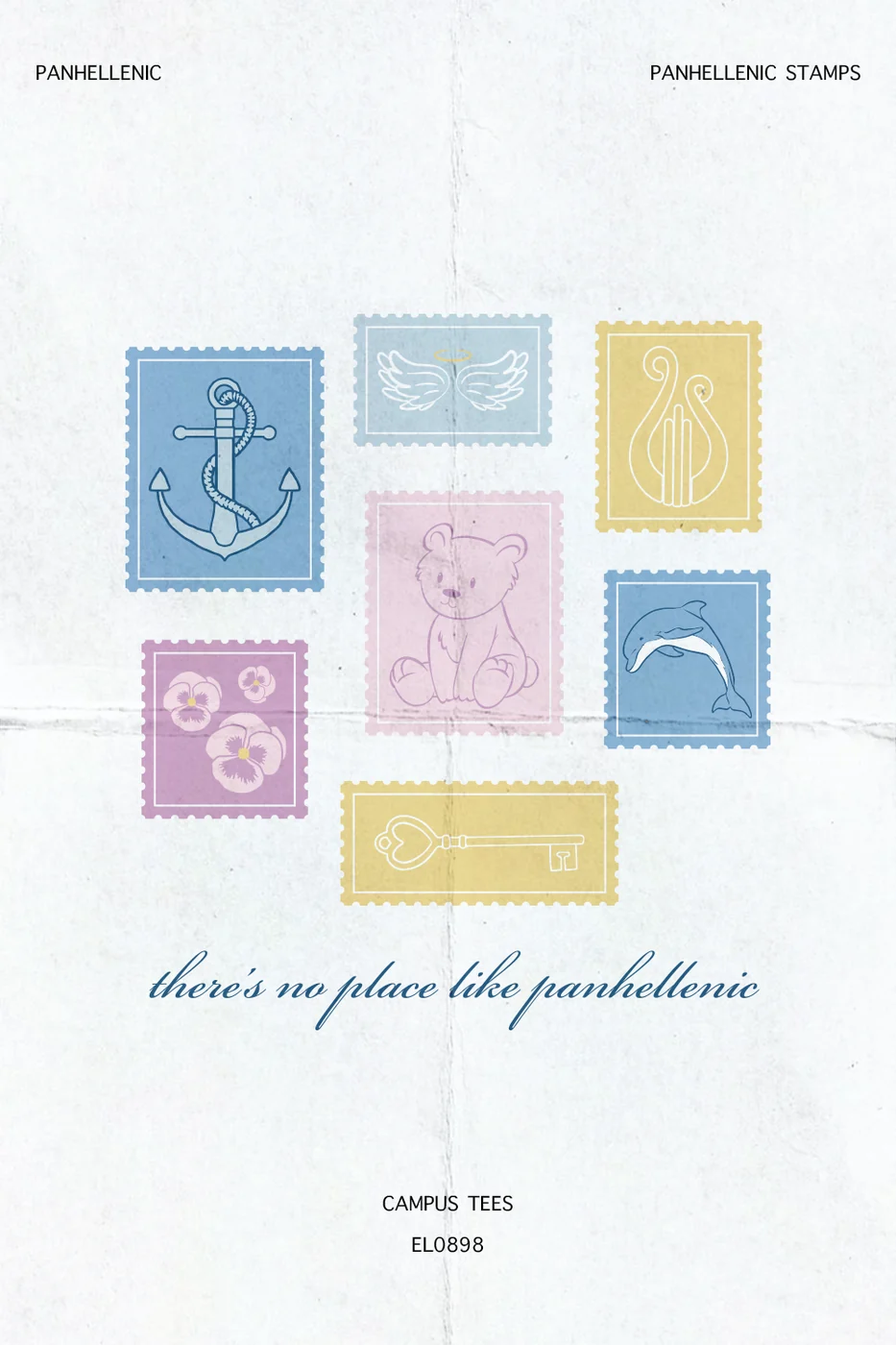 Panhellenic Panhellenic Stamps — Panhellenic custom apparel design inspiration