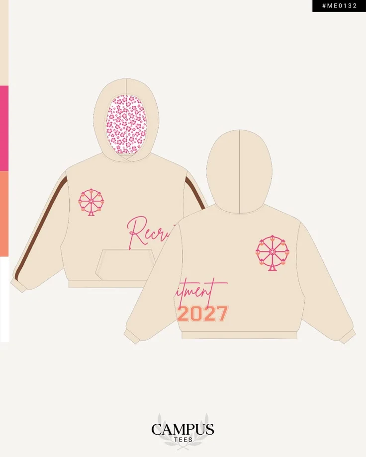 Panhellenic · Apparel mockup — Campus Tees garment mockup inspiration