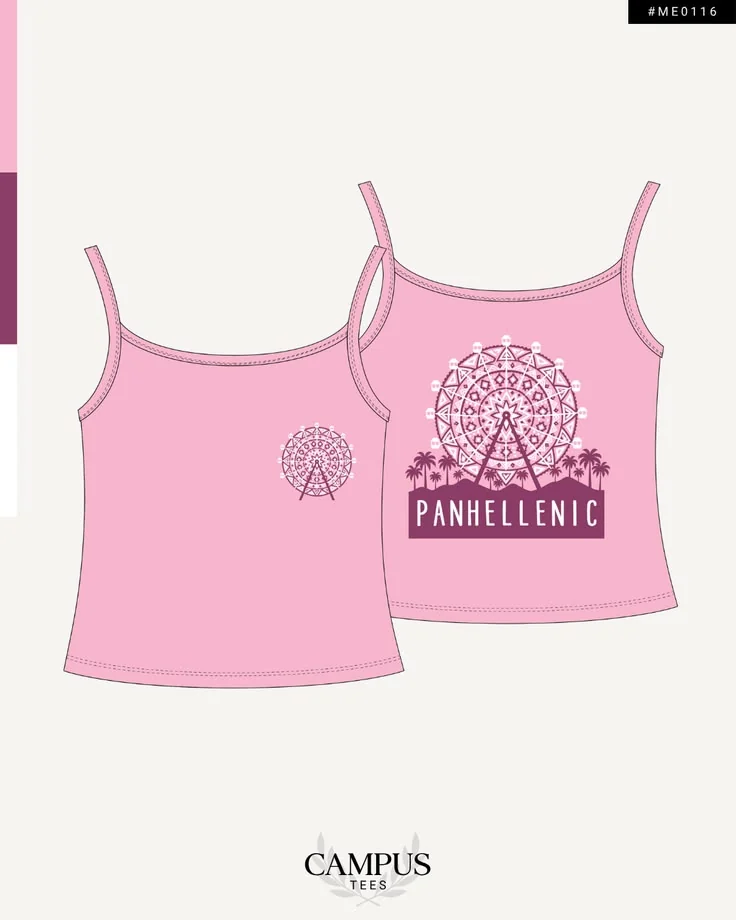 Panhellenic · Apparel mockup — Campus Tees garment mockup inspiration