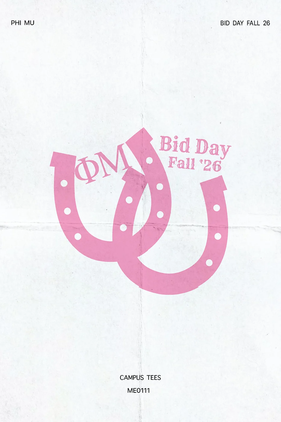 UCM PHIMU Bid Day Fall26 — Phi Mu design inspiration for bid day