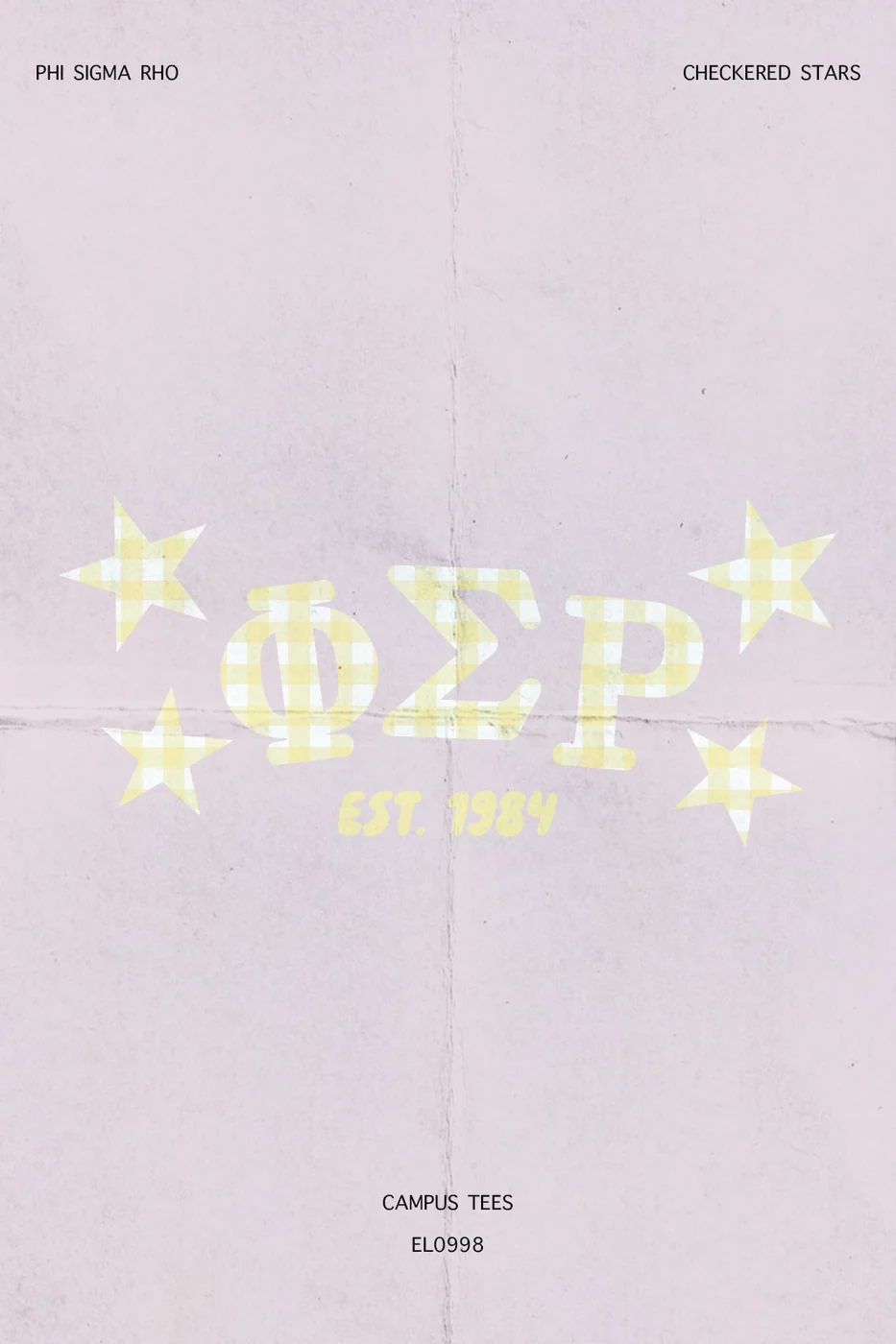 UCSDPhi Sig Checkered Stars — Phi Sigma Rho custom apparel design inspiration