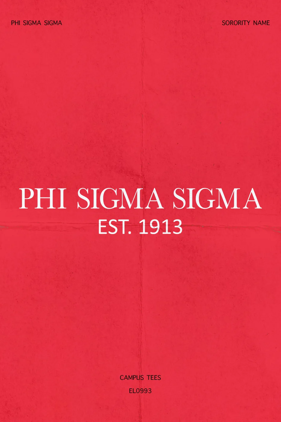St Josephs Phi Sig Sorority Name — Phi Sigma Sigma custom apparel design inspiration