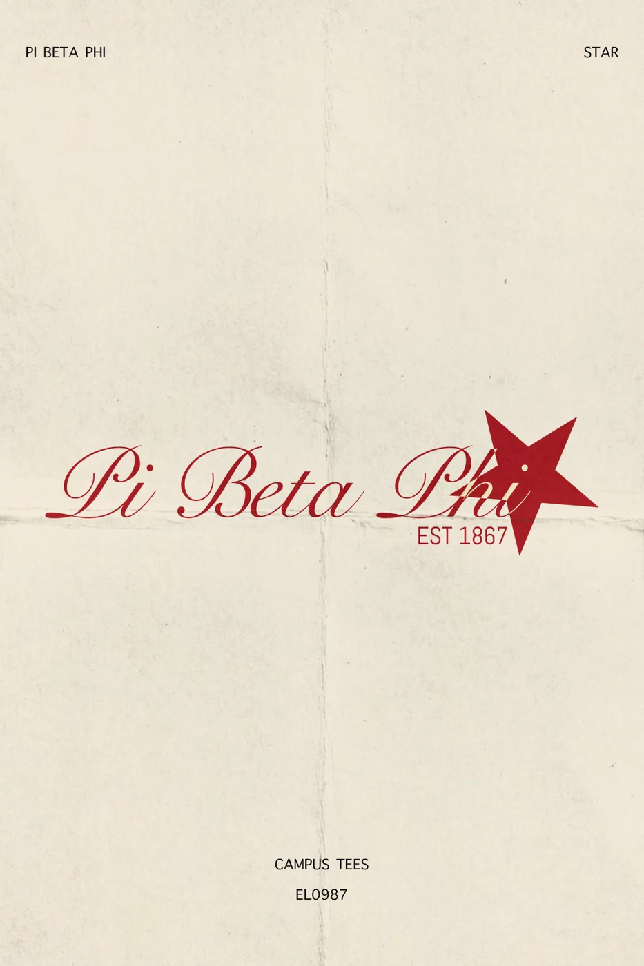 Puget Pi Phi Star — Pi Beta Phi custom apparel design inspiration