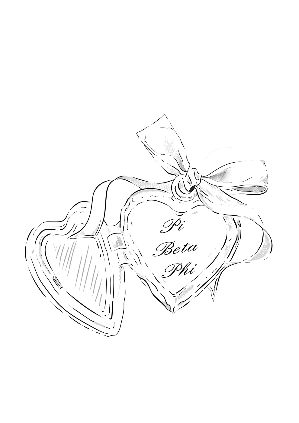 Pi Beta Phi Hearts — Pi Beta Phi custom apparel design inspiration