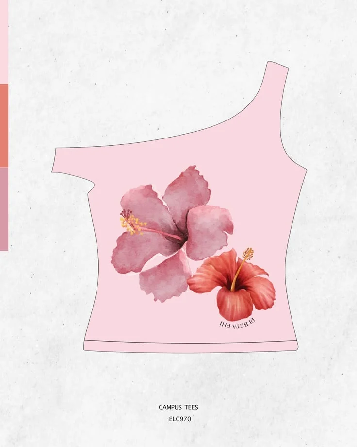 Pi Beta Phi · Apparel mockup — Campus Tees garment mockup inspiration