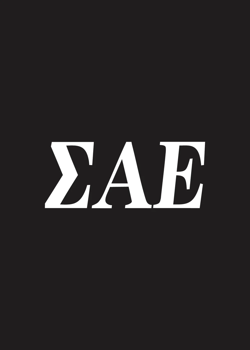 UConn Sigma Alpha Epsilon SAE2026 Front Design V2 — Sigma Alpha Epsilon custom apparel design inspiration