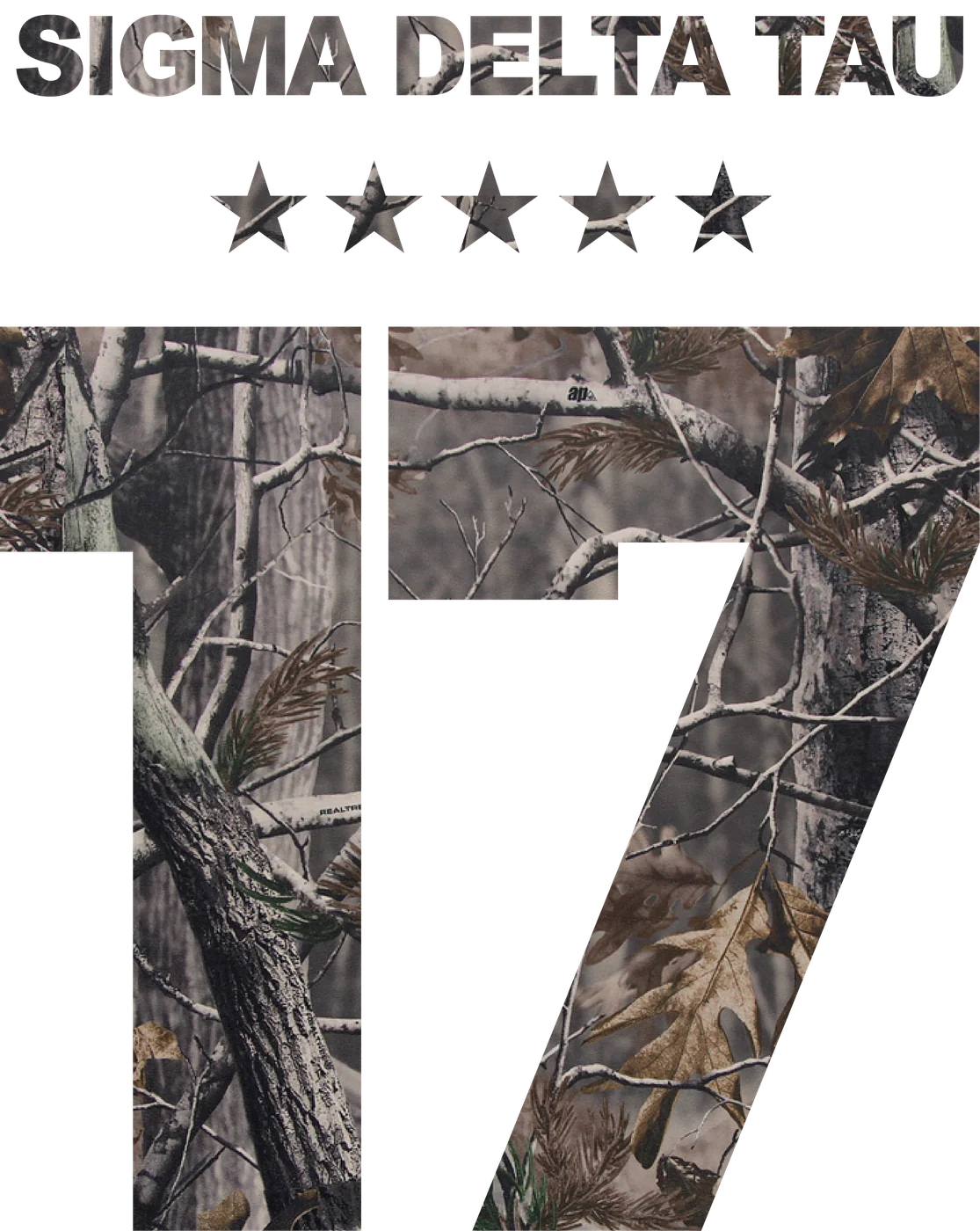 Sigma Delta Tau Regular Camo Camo Jersey Number (REVISED) 2 — Sigma Delta Tau custom apparel design inspiration
