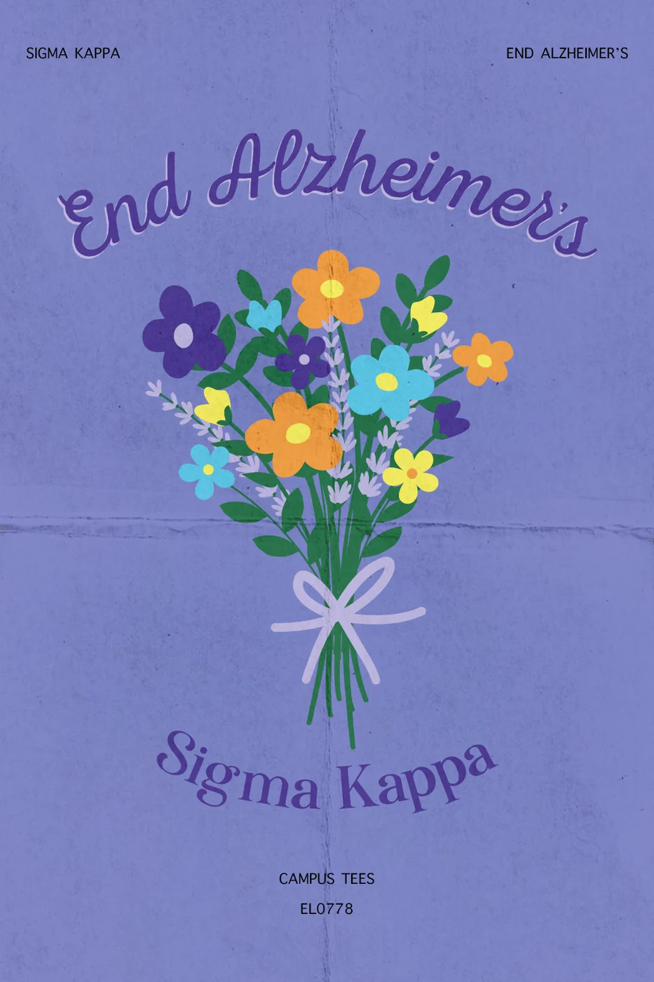 WSUSK End Alzheimers EL0778 — Campus Tees custom apparel design inspiration