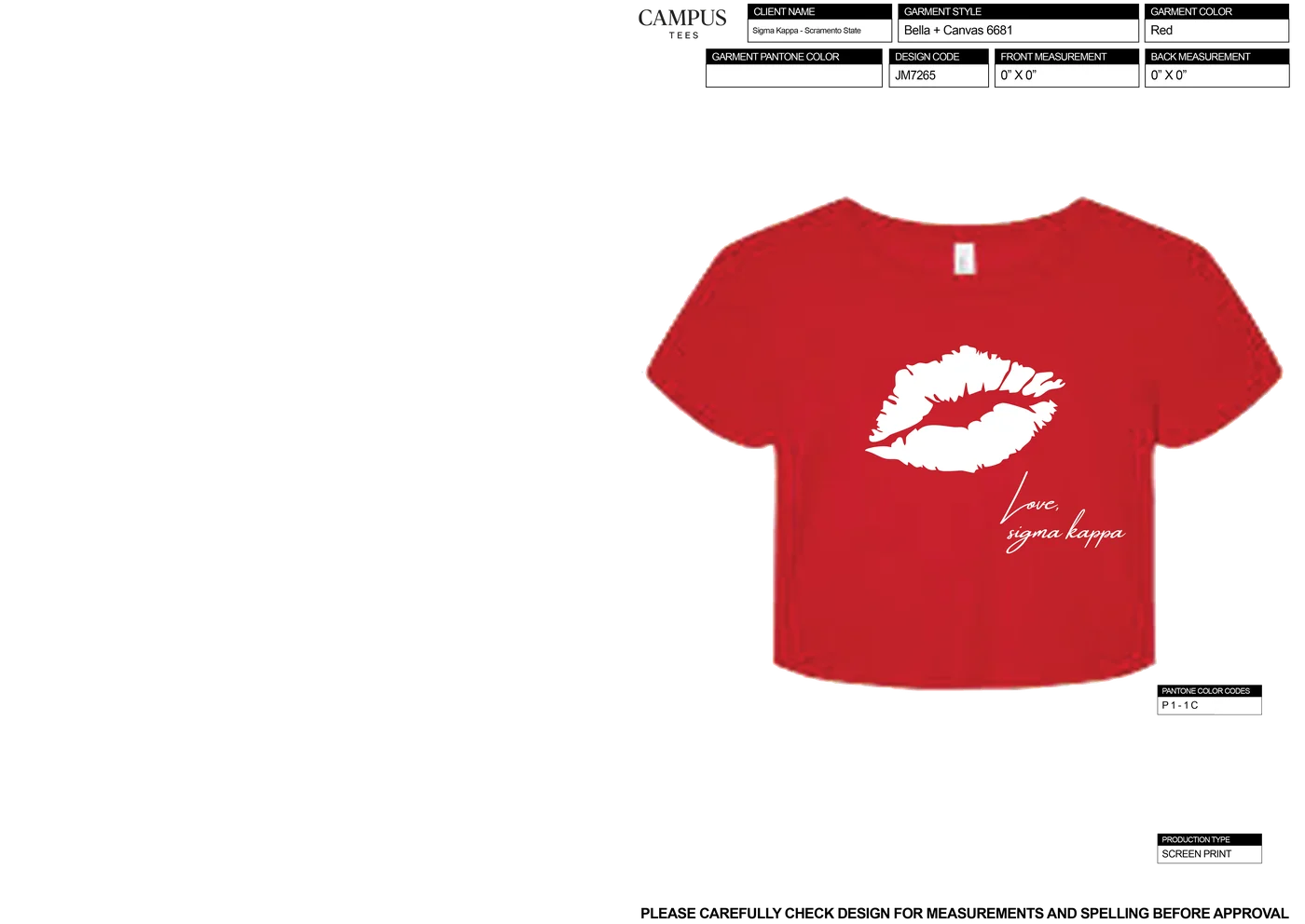Sigma Kappa Sacramento State B — Sigma Kappa custom apparel design inspiration