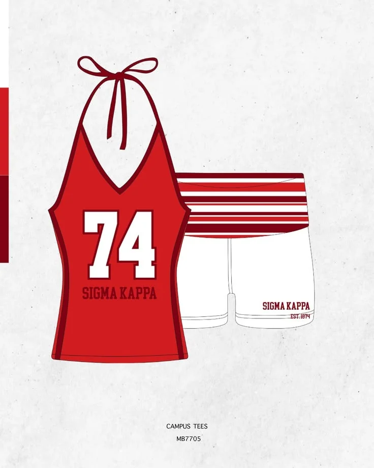 Sigma Kappa · Apparel mockup — Campus Tees garment mockup inspiration