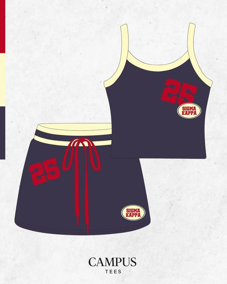 Sigma Kappa custom apparel mockup — Campus Tees chapter inspiration